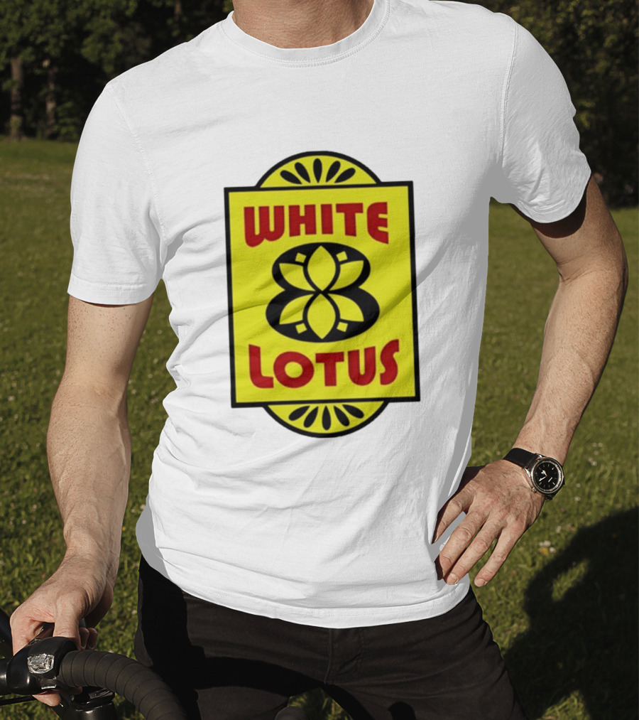 White Lotus Retro Motel Sign T-Shirt