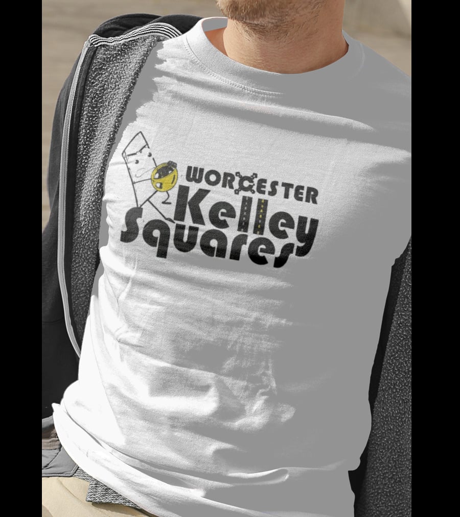 Worcester Kelley Squares Fun Creative Graphic Featuring Snack T-Shirt