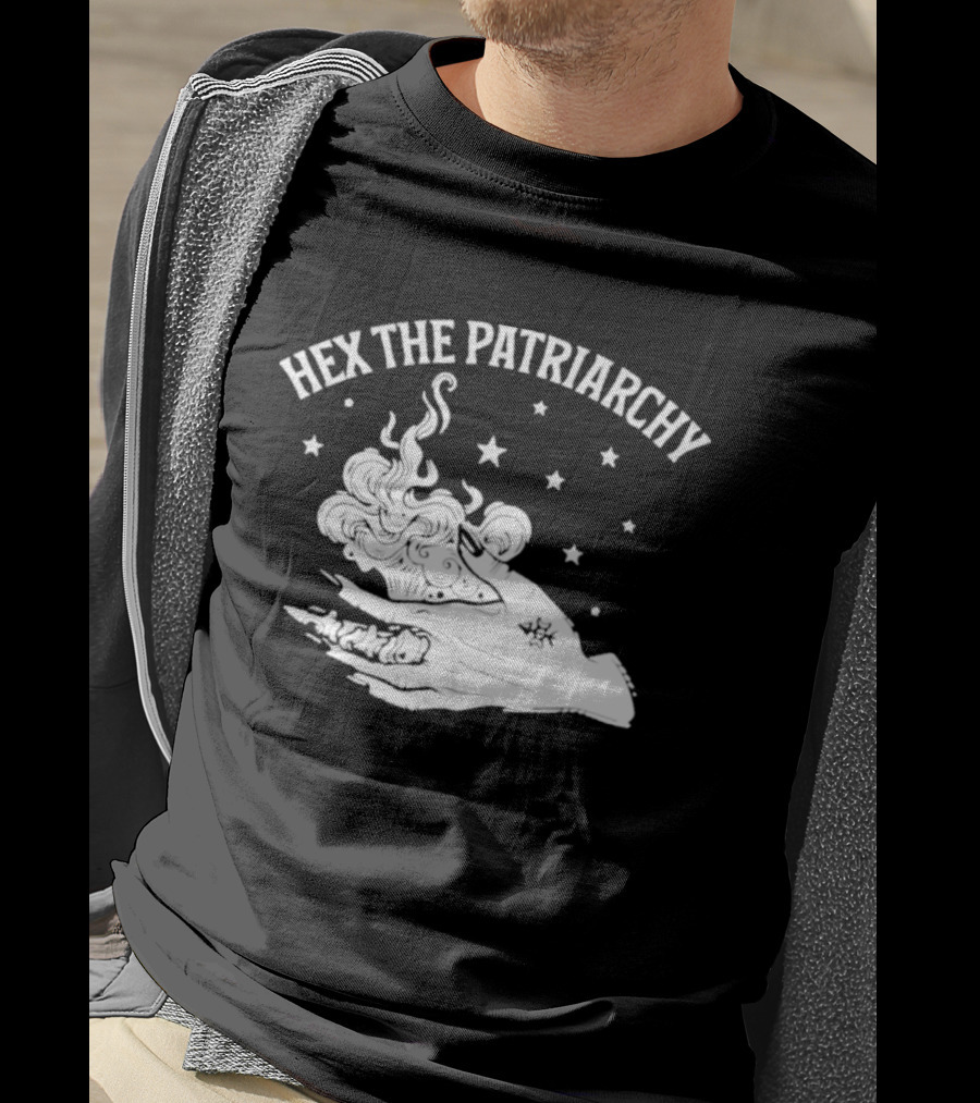 Hex The Patriarchy Mystical Hand Stars T-Shirt