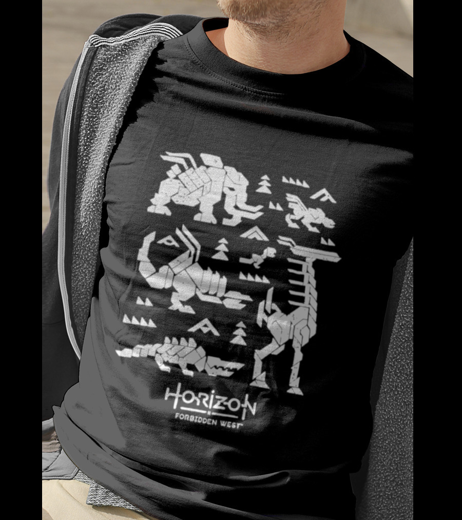 Horizon Forbidden West Machines Iconic Game Creatures T-Shirt