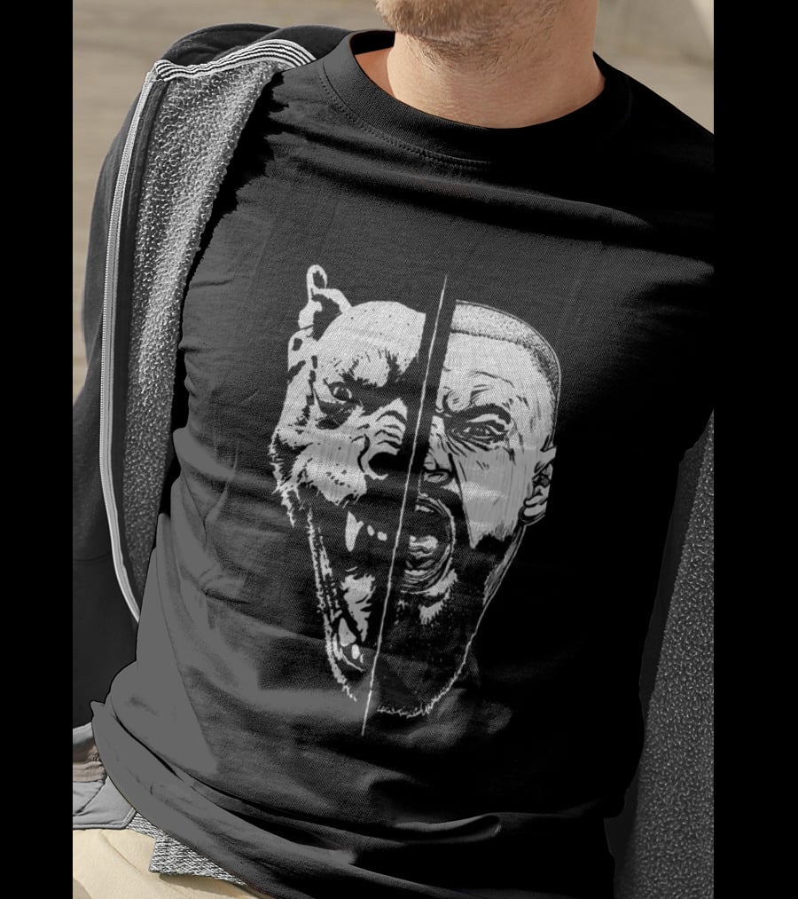 Bron Breakker Split Face Tiger Fusion T-Shirt