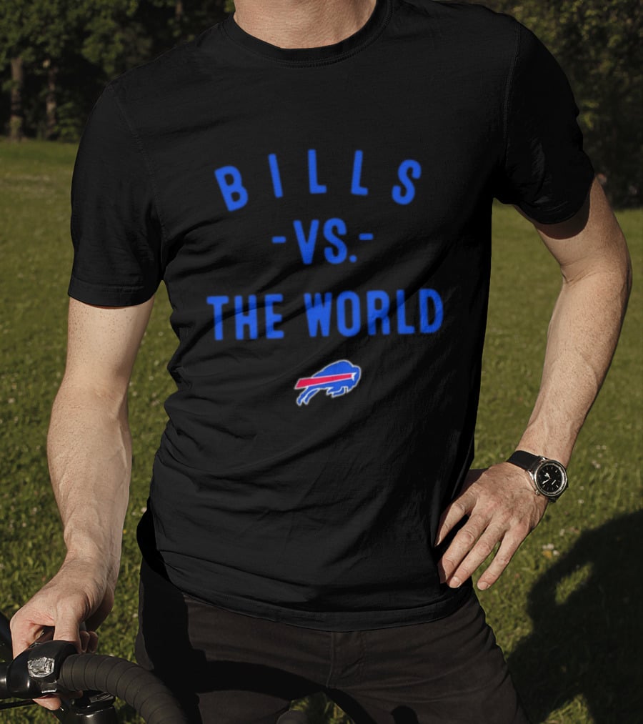 Buffalo Bills Vs The World 2026 Season NFL Team Battle T-Shirt
