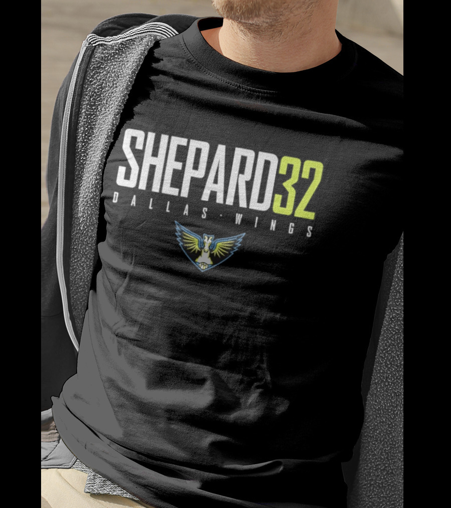Shepard 32 Dallas Wings WNBA Logo 2026 T-Shirt