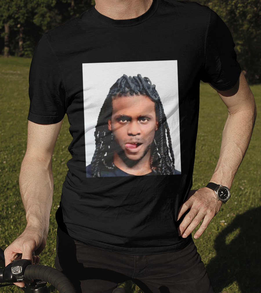 Chief Keef Shot Photo Dreadlocks Tongue Out T-Shirt