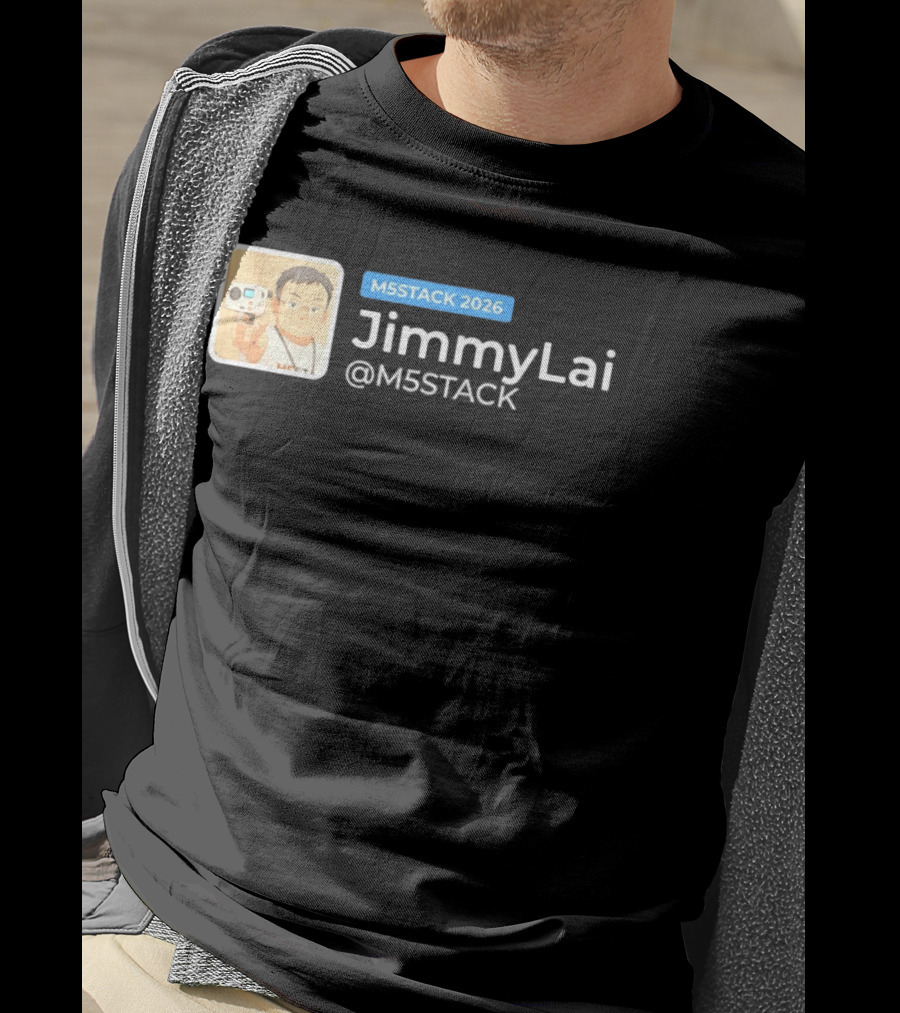 M5STACK 2026 Jimmy Lai M5Stack T-Shirt