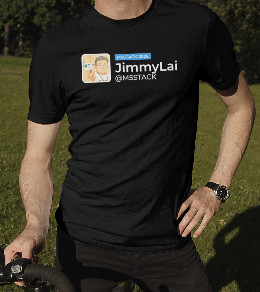 M5STACK 2026 Jimmy Lai M5Stack T-Shirt