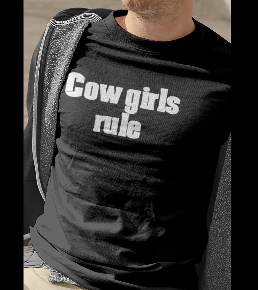 Cowgirls Rule Western Empowerment T-Shirt
