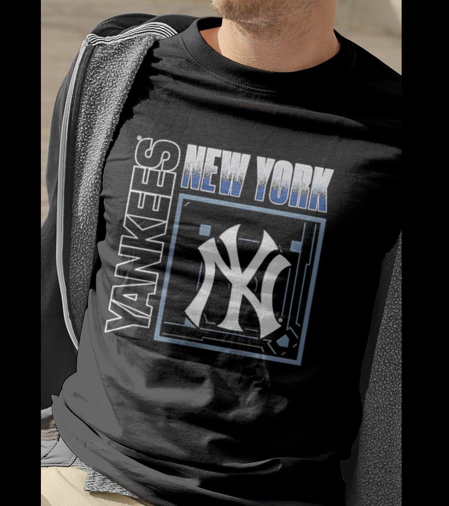 Men's New York Yankees George Lombard Jr. Black Homefield Pop Yankees T-Shirt