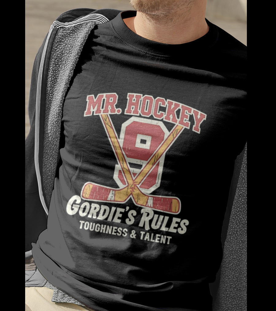 Mr Hockey Gordie's Rules Toughness Talent 9 T-Shirt
