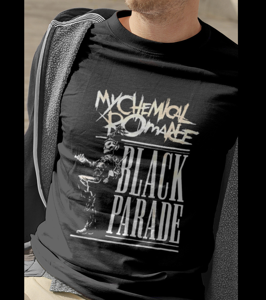 My Chemical Romance Black Parade Skeleton Marching Band T-Shirt