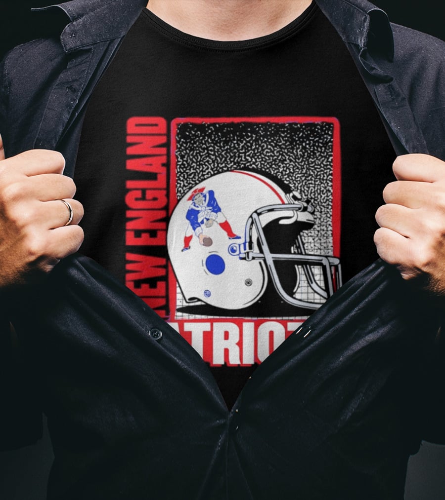 New England Patriots Vintage Helmet 2026 Season T-Shirt