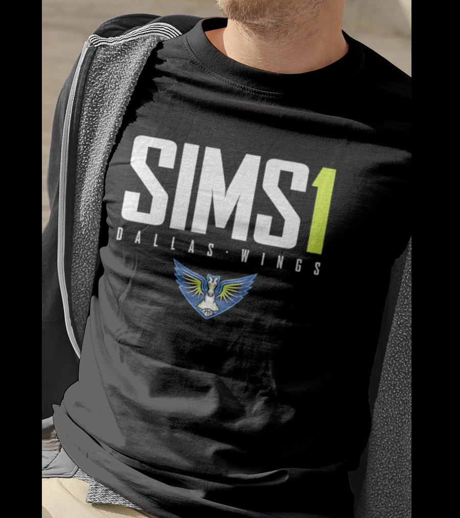 Odyssey Sims 1 Dallas Wings 2026 WNBA Player Jersey Fan Gear T-Shirt