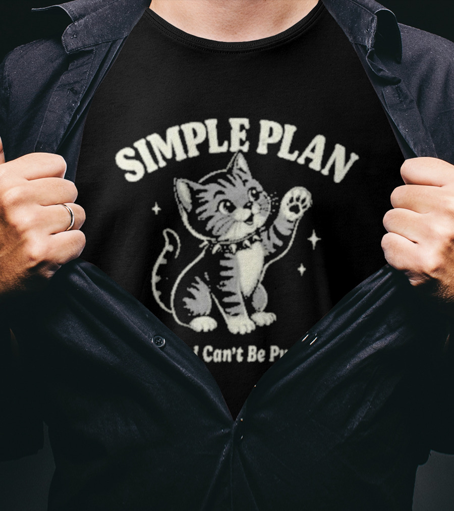 Simple Plan Cat T-Shirt