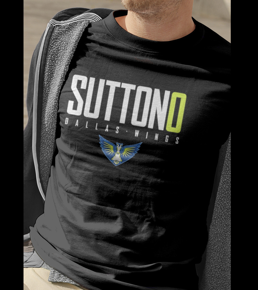 Sutton 0 Dallas Wings Sug Sutton WNBA 2026 T-Shirt