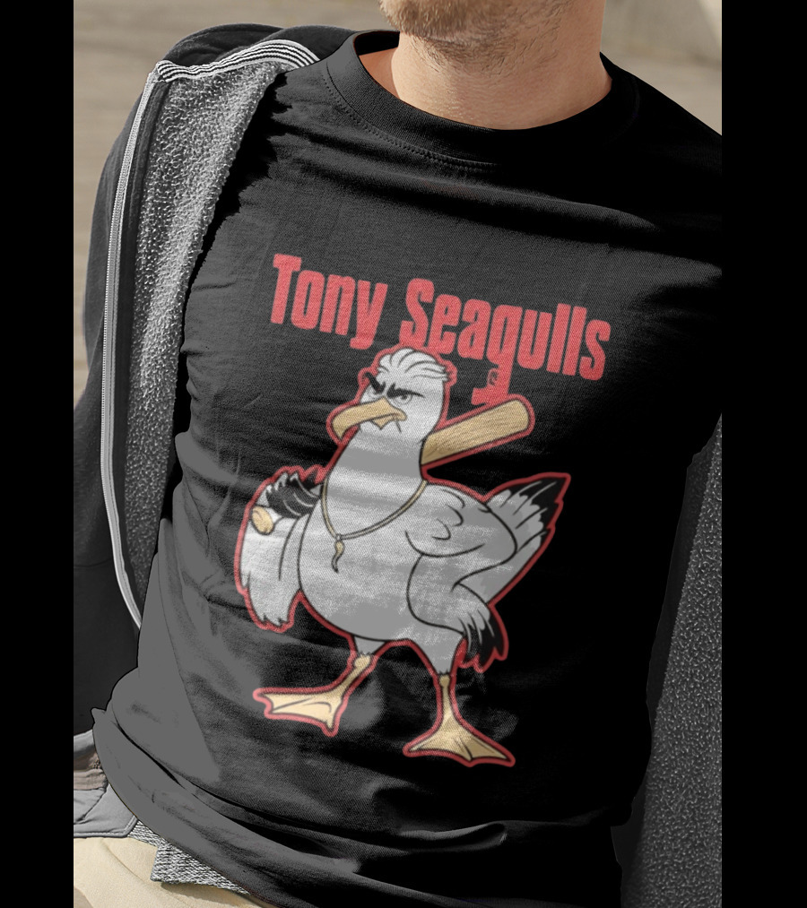 Tony Seagulls Seagull Baseball Bat Boston Red Sox Anthony Seigler T-Shirt