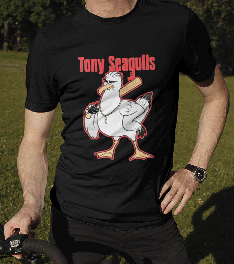 Tony Seagulls Seagull Baseball Bat Boston Red Sox Anthony Seigler T-Shirt