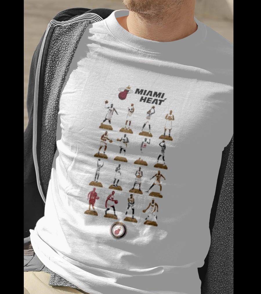 Miami Heat Legends NBA Basketball Icons Hall Of Fame T-Shirt