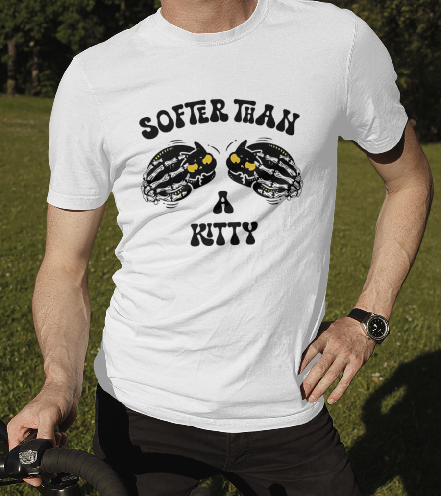 Softer Than A Kitty Skeleton Eyes T-Shirt