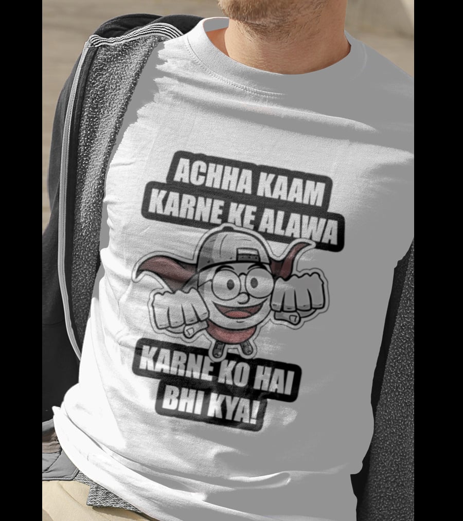 Achha Kaam Karne Ke Alawa Karne Ko Hai Bhi Kya Funny Devil T-Shirt