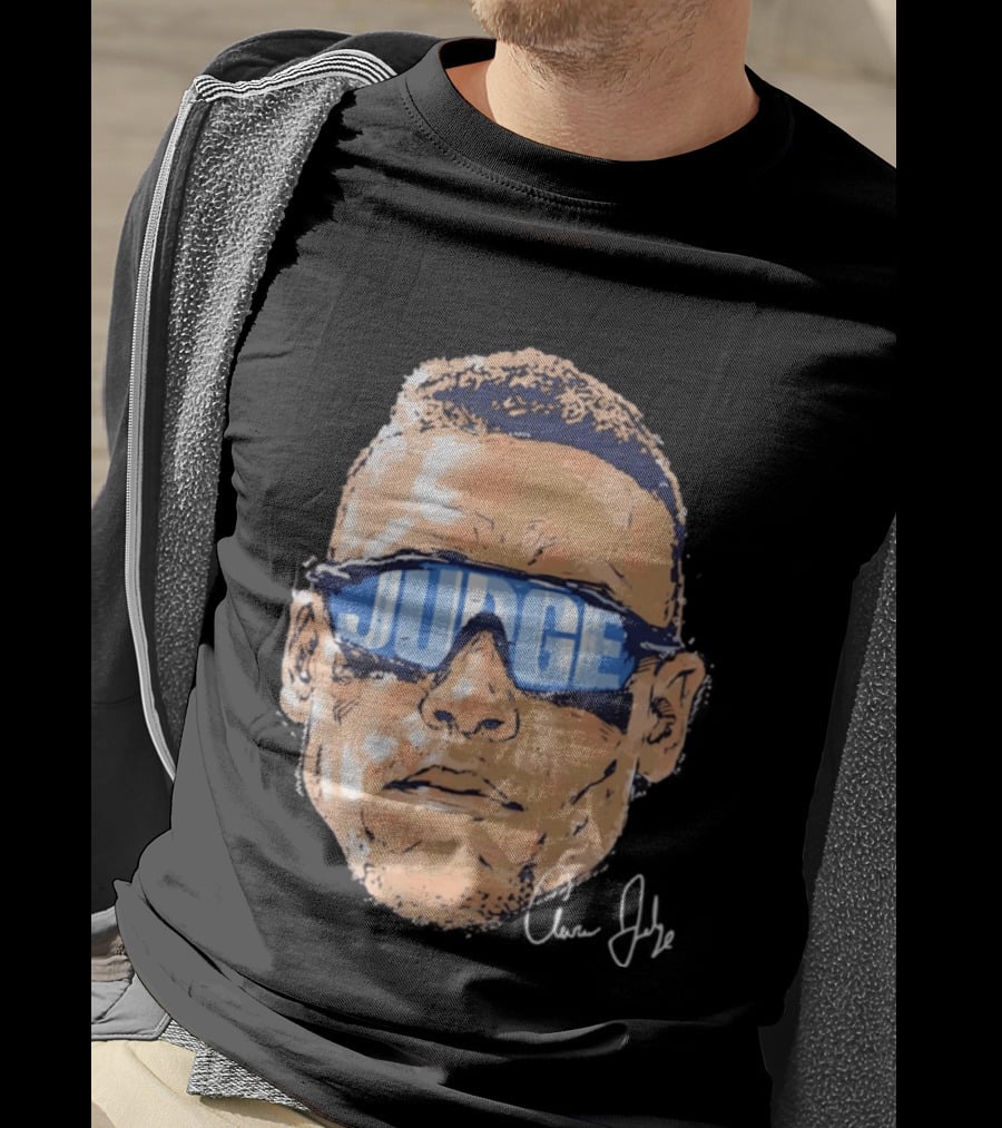 Aaron Judge New York Yankees Iconic Swag Judge Sunglasses T-Shirt