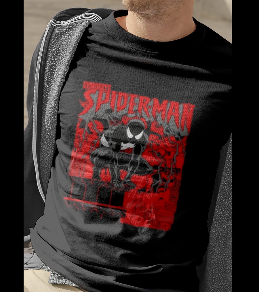Symbiote Spider Man Marvel Venom Black Suit Comic T-Shirt