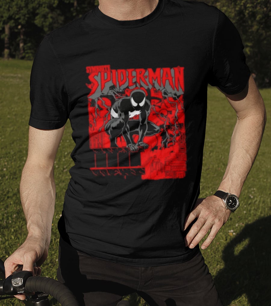 Symbiote Spider Man Marvel Venom Black Suit Comic T-Shirt