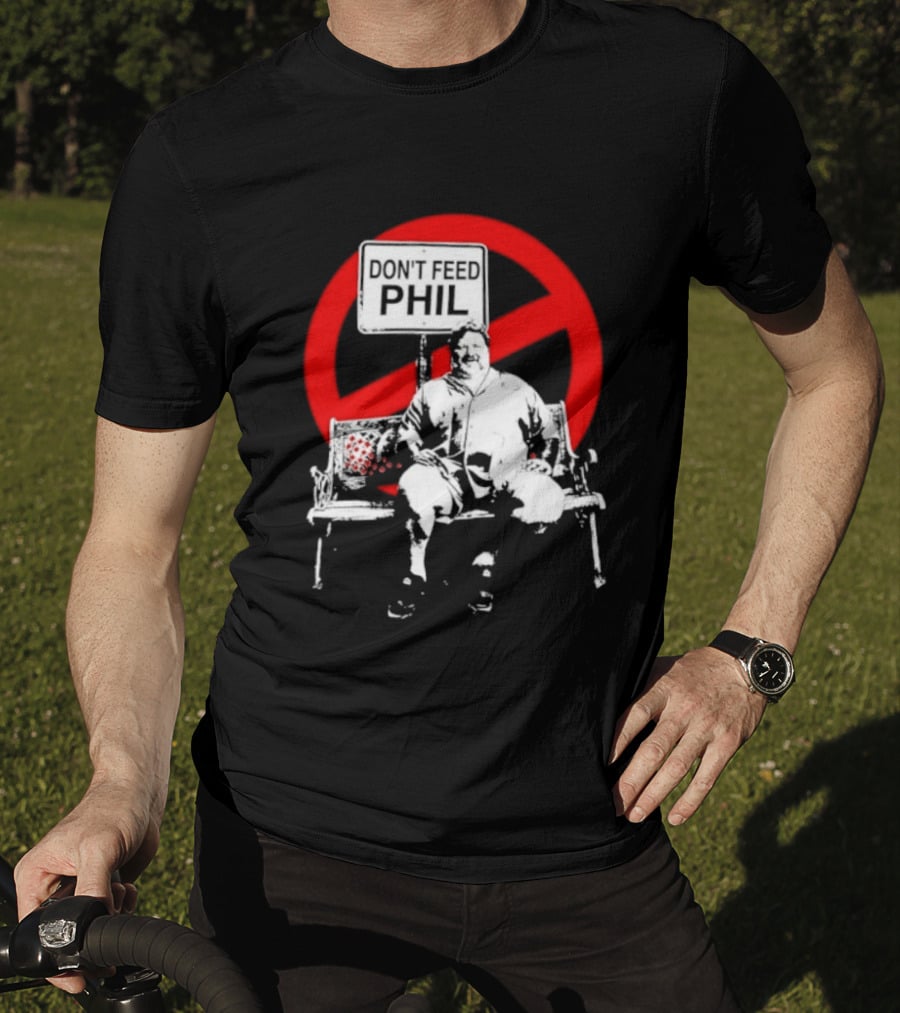 Viva La Bam MTV Reality TV Don't Feed Phil Bench Red Circle T-Shirt