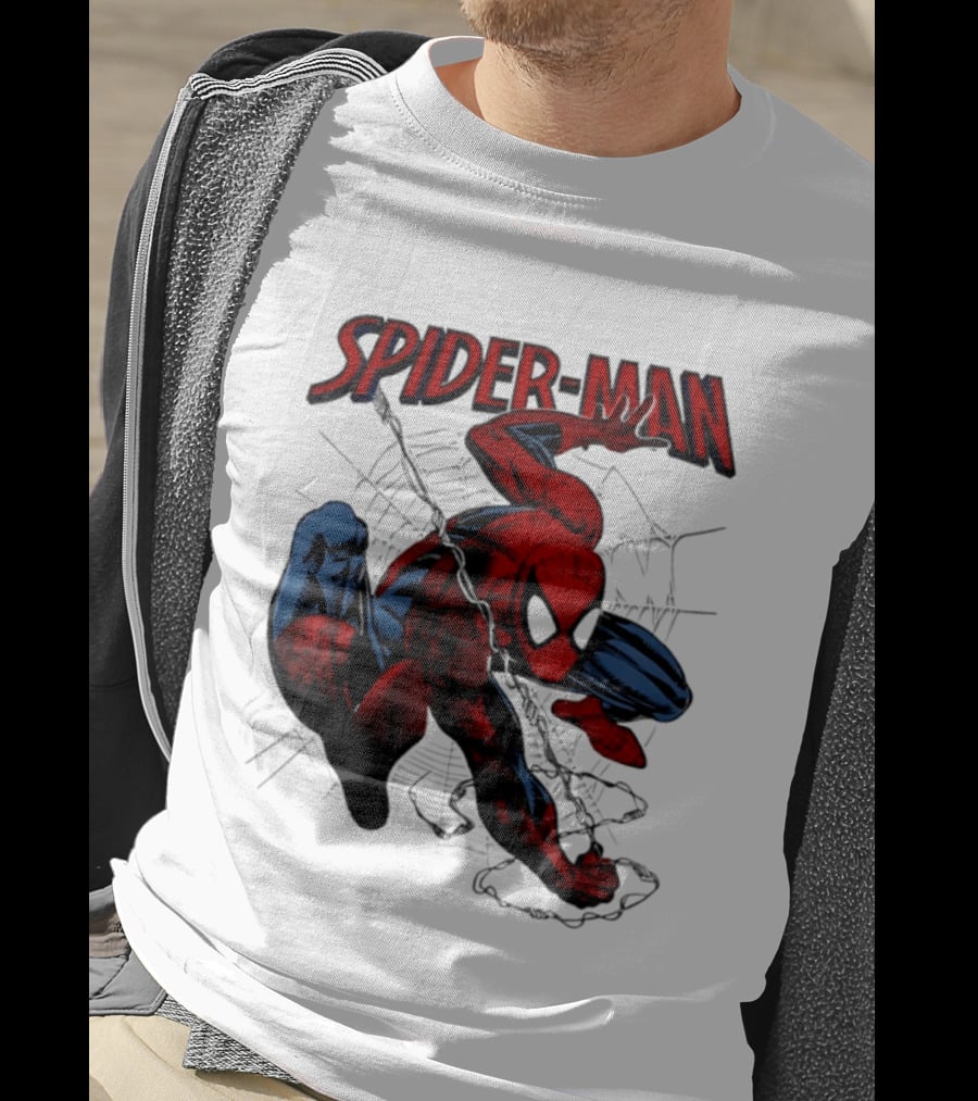 SPIDER MAN Marvel Superhero Man Spider Peter Parker Web Slinger T-Shirt
