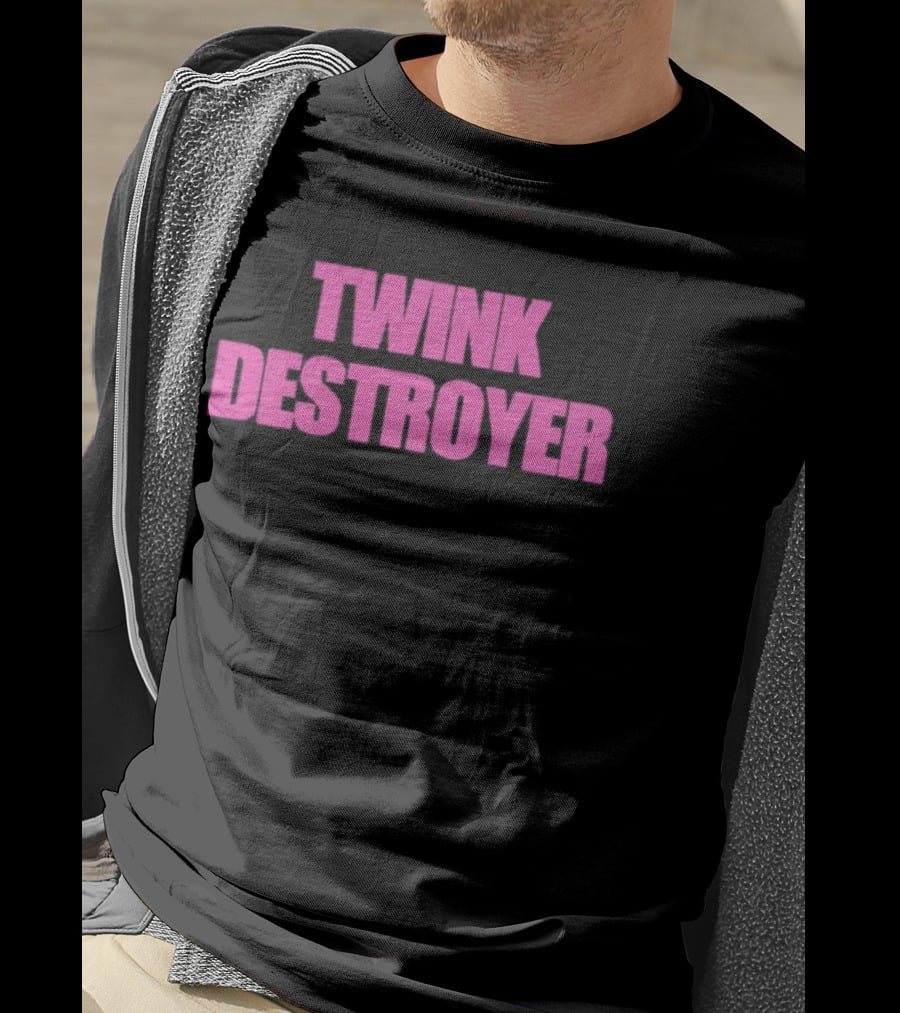 Twink Destroyer Bold Pink T-Shirt