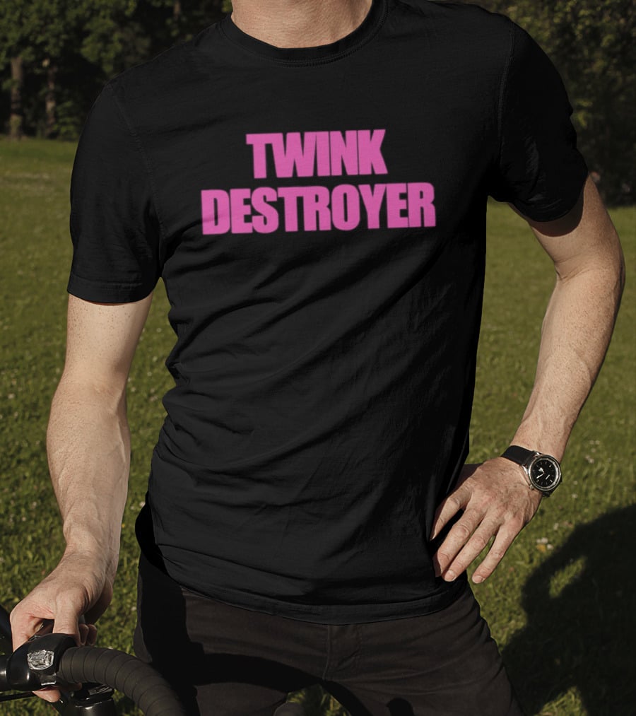 Twink Destroyer Bold Pink T-Shirt