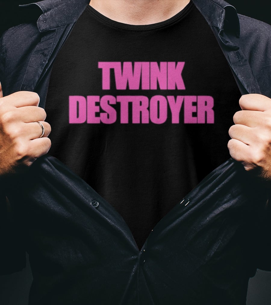 Twink Destroyer Bold Pink T-Shirt