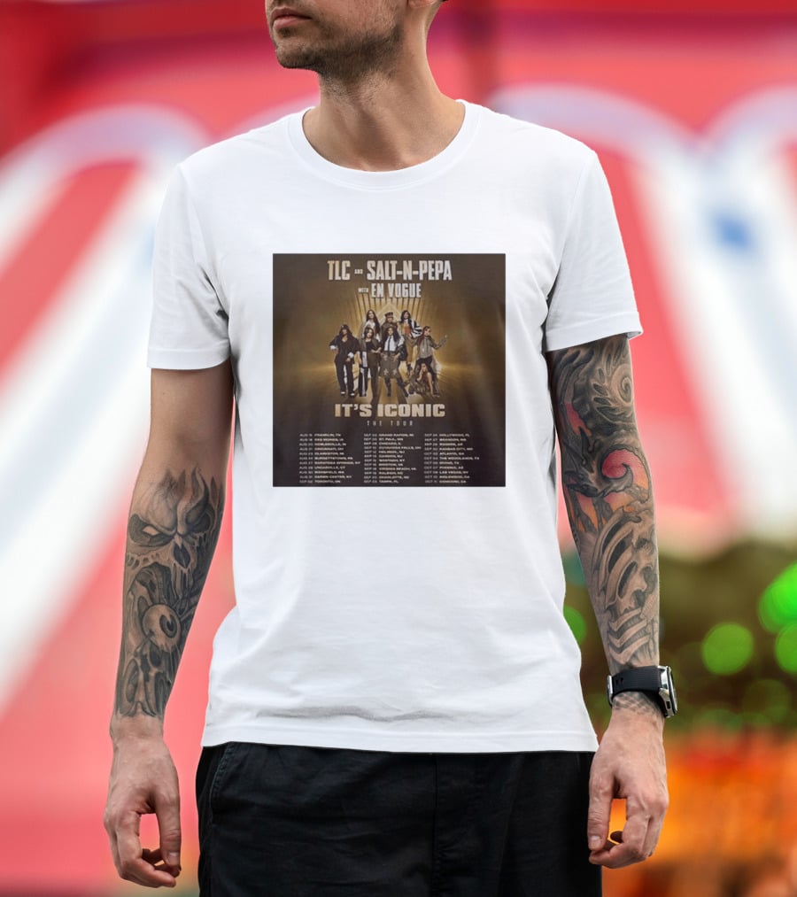 TLC Salt N Pepa En Vogue It's Iconic Tour Dates 2023 T-Shirt