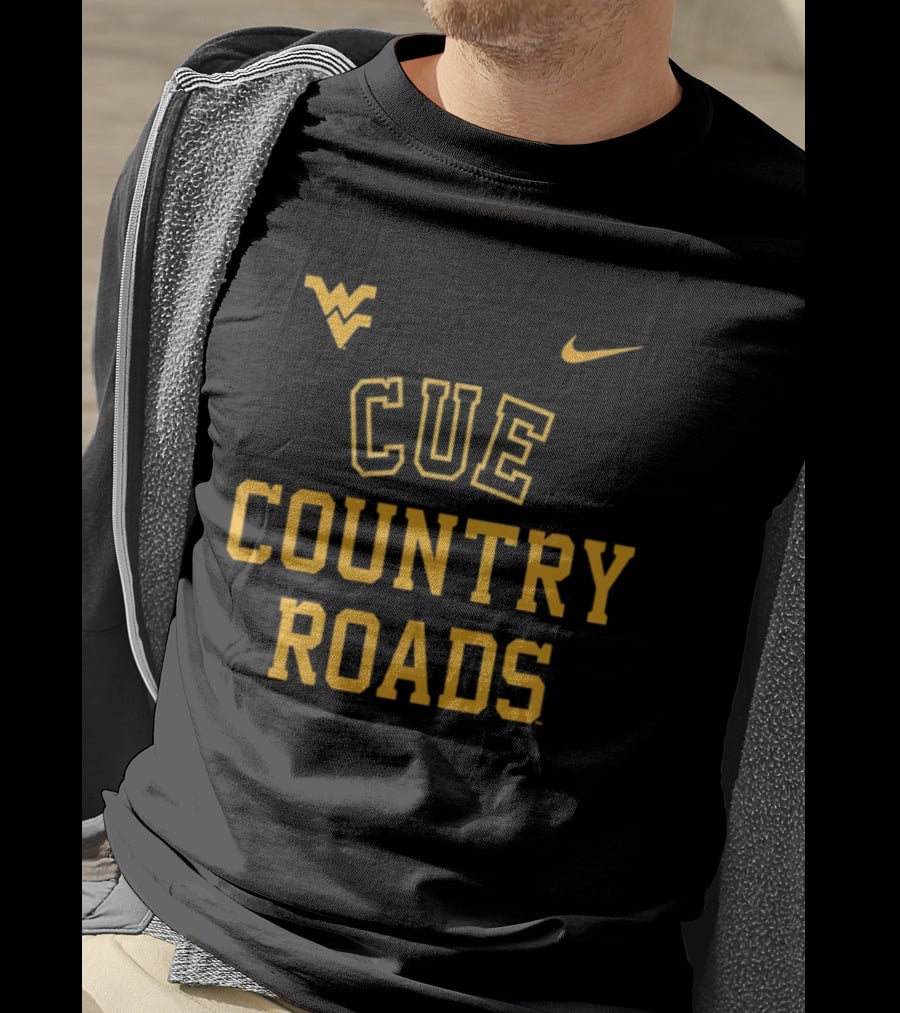 West Virginia Mountaineers CUE COUNTRY ROADS Nike T-Shirt