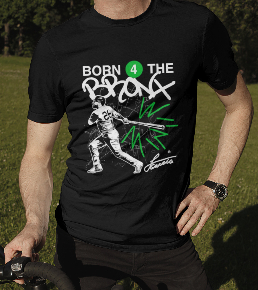 Born 4 The Bronx New York Yankees Luis Garcia Jr. Sports T-Shirt