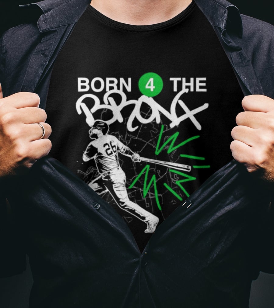Born 4 The Bronx New York Yankees Luis Garcia Jr. Sports T-Shirt