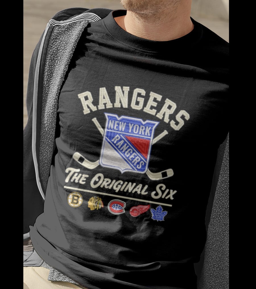 New York Rangers The Original Six NHL Hockey Iconic Teams T-Shirt