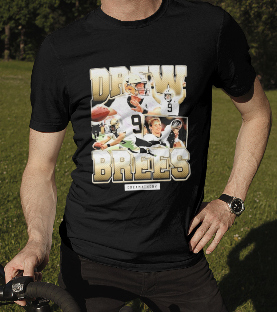 Drew Brees New Orleans 9 Dreamathon T-Shirt
