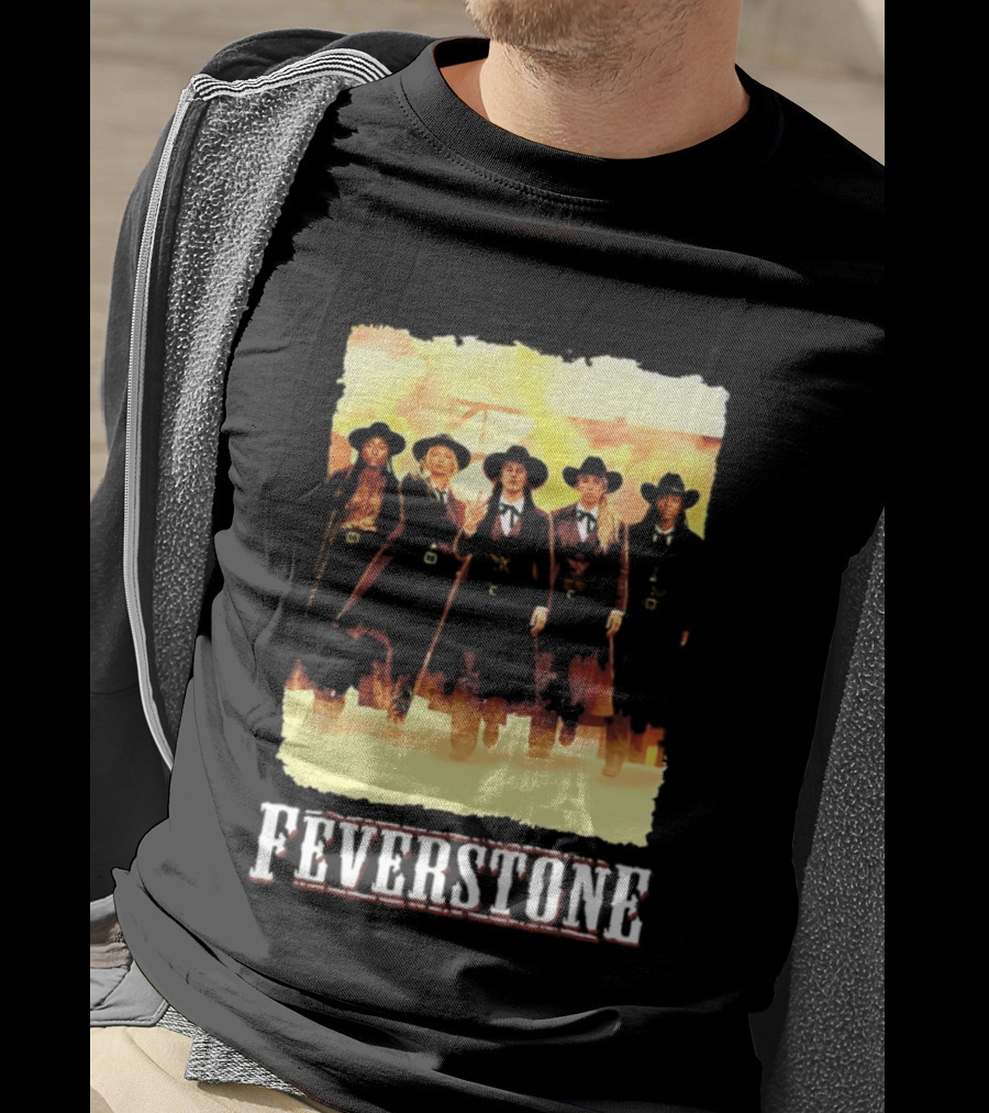 Indiana Fever Feverstone Meme Team Members In Old West T-Shirt