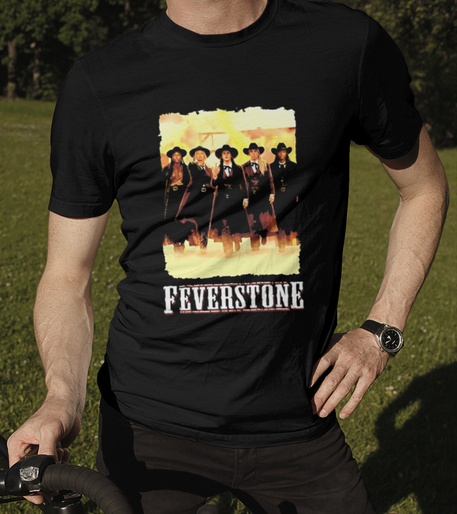Indiana Fever Feverstone Meme Team Members In Old West T-Shirt