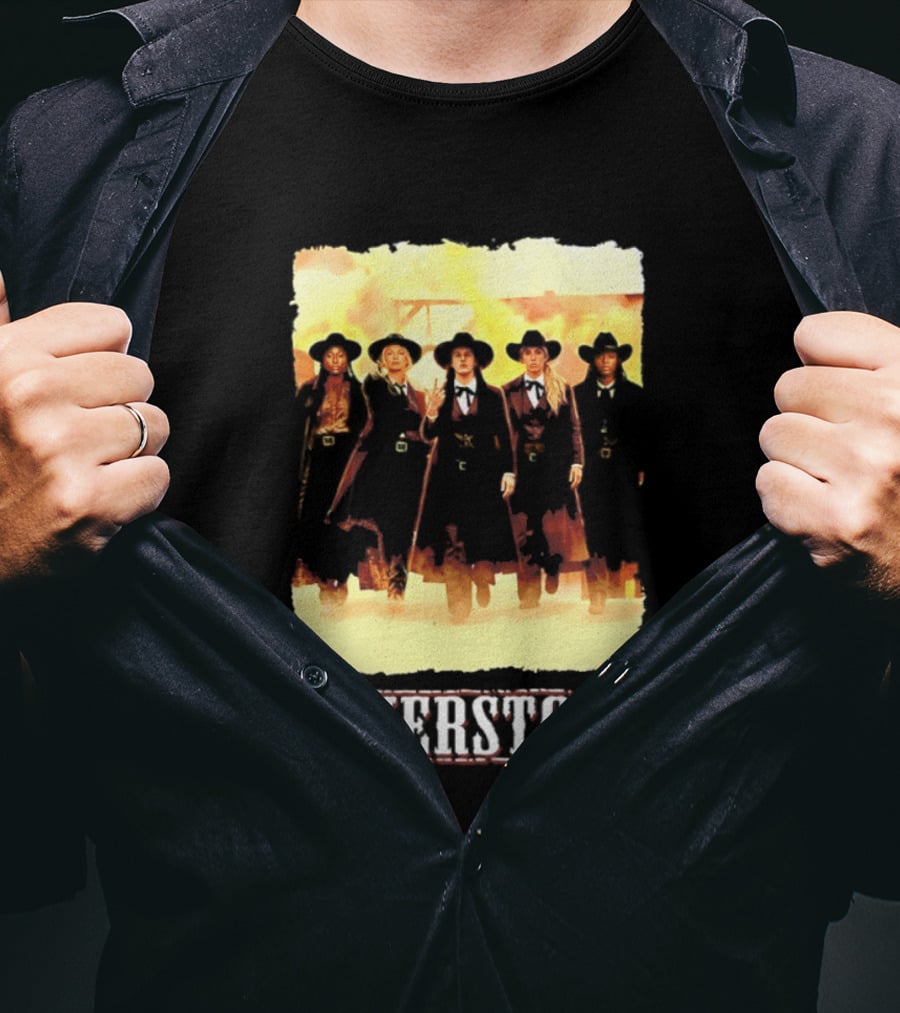 Indiana Fever Feverstone Meme Team Members In Old West T-Shirt