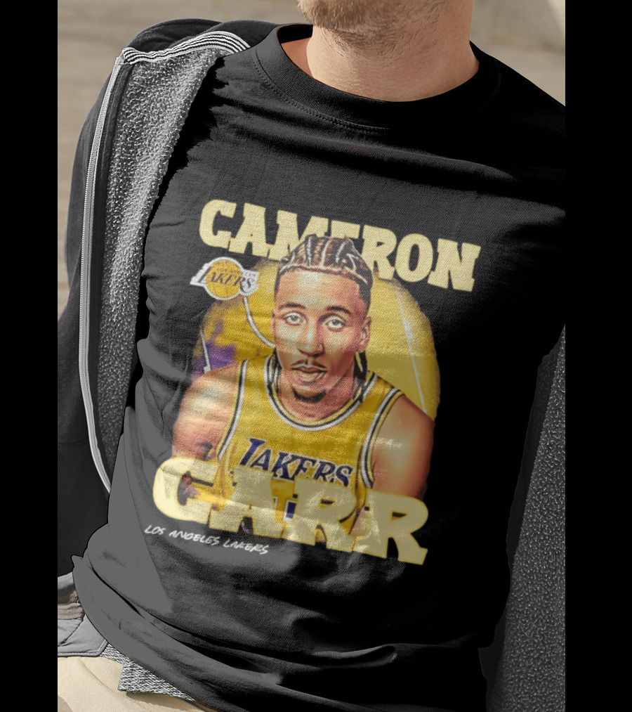 Cameron Carr Los Angeles Lakers NBA 2026 Airbrush T-Shirt