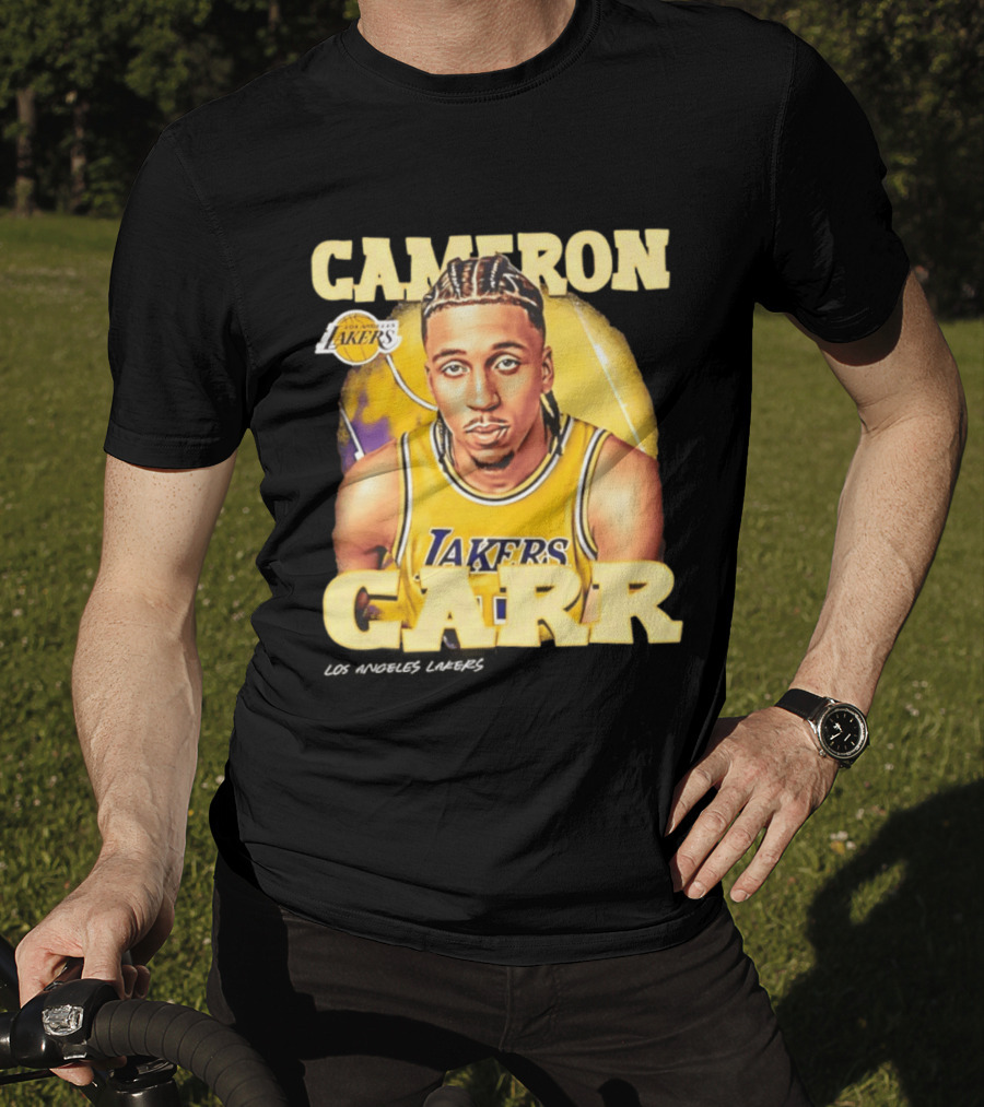 Cameron Carr Los Angeles Lakers NBA 2026 Airbrush T-Shirt