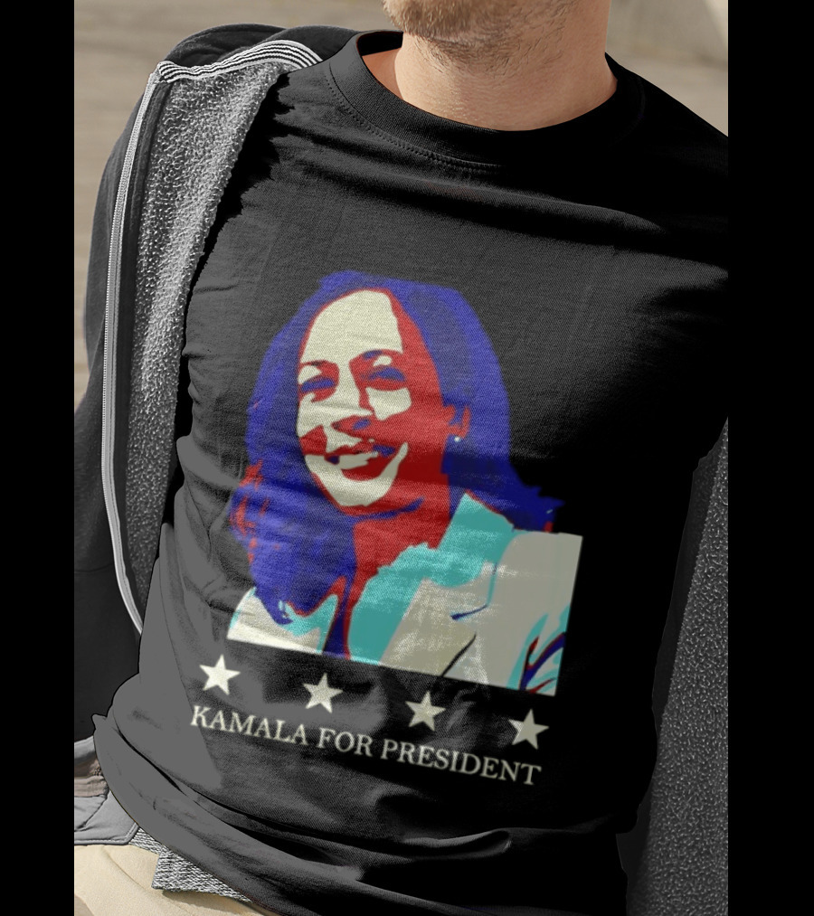Kamala Harris Kamala For President Presidential Campaign Stars T-Shirt