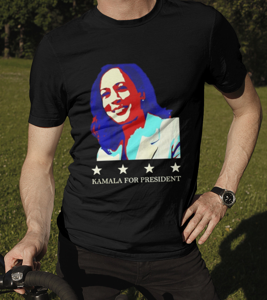 Kamala Harris Kamala For President Presidential Campaign Stars T-Shirt