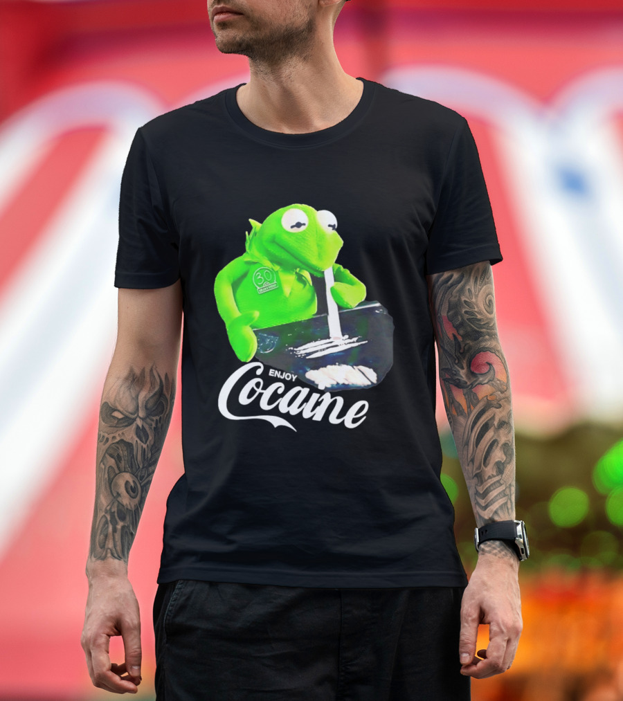 Kermit The Frog Enjoy Cocaine Muppets T-Shirt