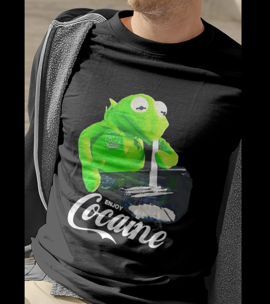 Kermit The Frog Enjoy Cocaine Muppets T-Shirt
