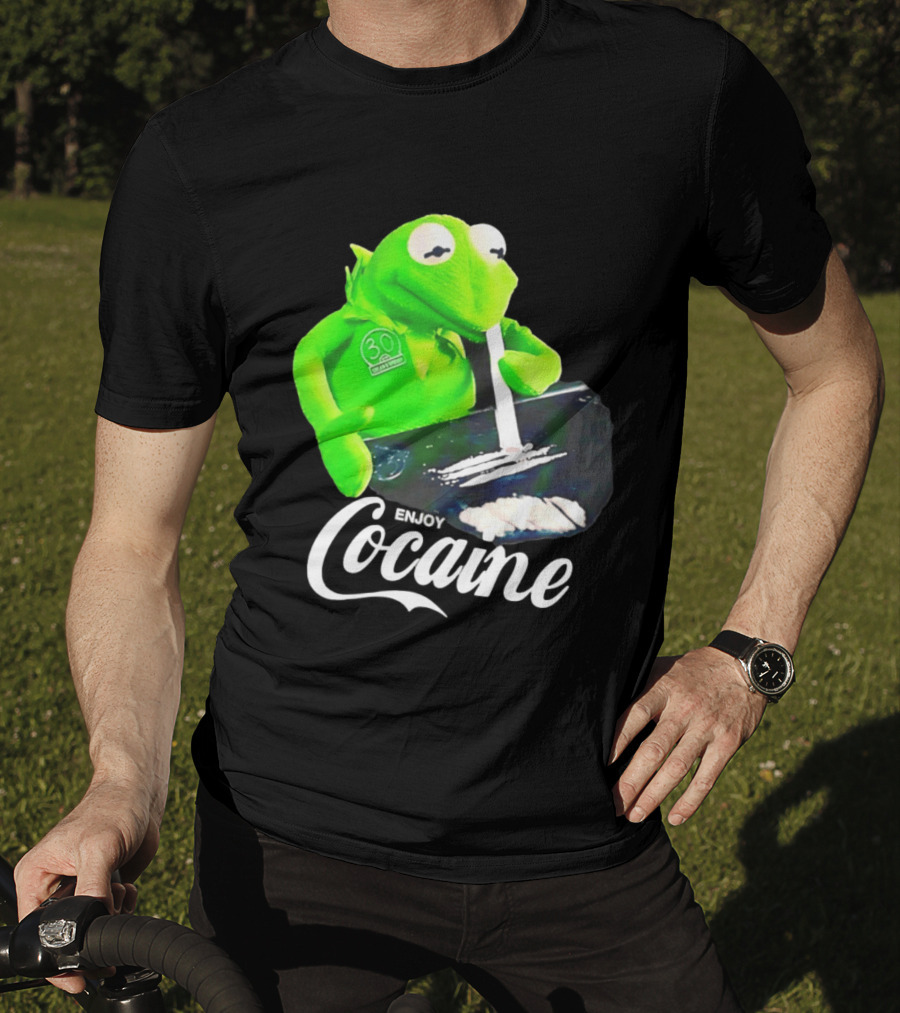 Kermit The Frog Enjoy Cocaine Muppets T-Shirt
