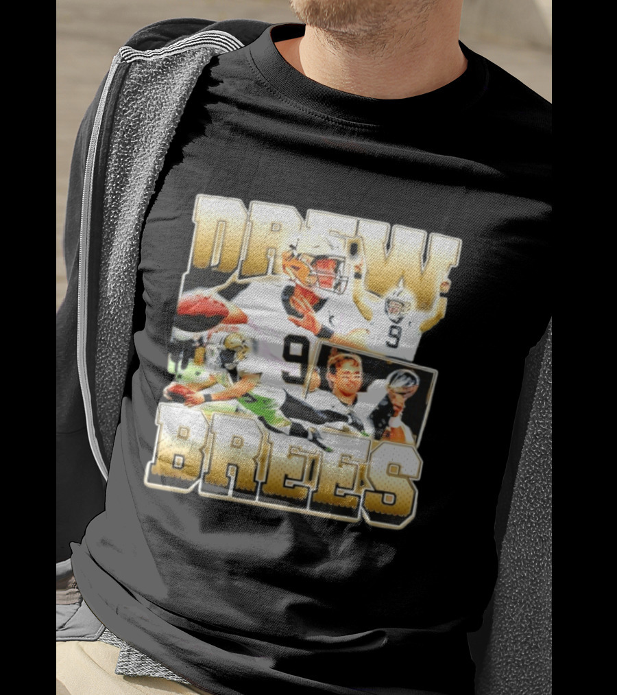 Drew Brees 9 New Orleans Saints Legend T-Shirt