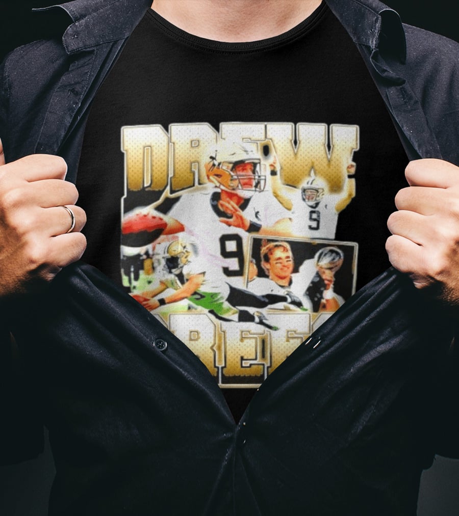 Drew Brees 9 New Orleans Saints Legend T-Shirt