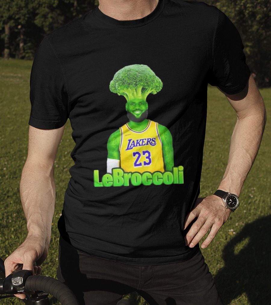 LeBron James Los Angeles Lakers LeBroccoli Lebron 23 NBA Basketball T-Shirt